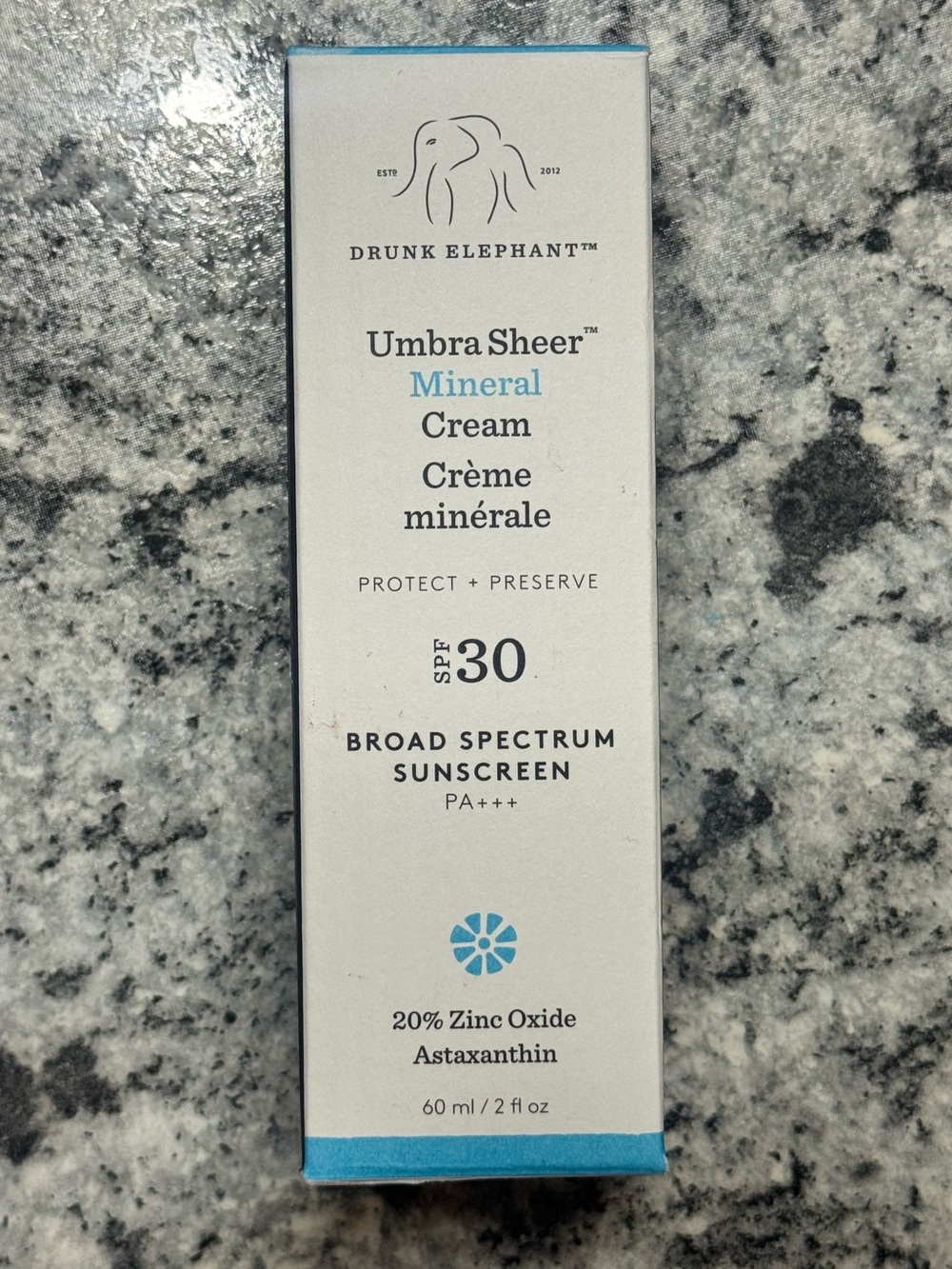 Drunk Elephant Umbra Sheer Mineral Cream SPF 30 Sunscreen 2 oz – New in Box